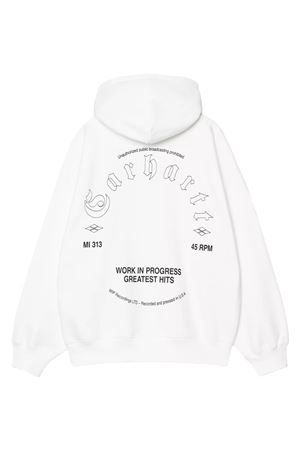 White cotton Hooded Greatest Hits Sweatshirt CARHARTT WIP | I03441600A